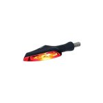 Clignotant led koso infinity noir verre fum� et fonction feu stop et