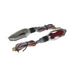 Clignotants replay xrun 1 chrome leds orange avec feu stop (paire)