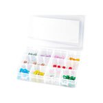 Coffret 120 fusibles plats miniatures de 2  30 ampres