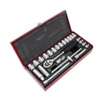 Coffret 24 pices de douilles chrome / vanadium