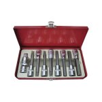 Coffret 8 embouts btr + rallonge articule pour clefs  cliquets