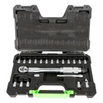 Coffret cl dynamomtrique 1 / 4 jbm + embouts 21 pices