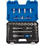 Coffret cliquet et douilles draper 1 / 2 mtrique et pouce (41 pi