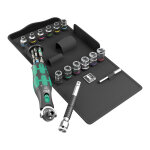 Coffret cliquet wera 8009 zyklop pocket t�te orientable combin�e dou