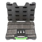 Coffret d'outils jbm 75 pi�ces avec embouts hexagonaux / xzn / ribe / torx /