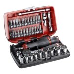 Coffret petit cliquet 1 / 4'' facom (douilles et embouts 6 pans) Coffret petit cliquet 1 / 4'' facom (douilles et embouts 6 pans)