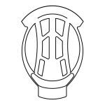 Coiffe de casque roof ro200 carbon - 54