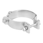 Collier d chappement double avec fixations mbk 45 / 50 / 88 / av7