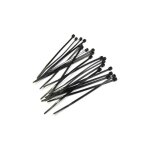 Colliers rilsan plastique noir 4, 8x200mm