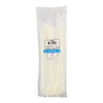 Collier rilsan plastique transparent long 3, 6x250 mm (x100)