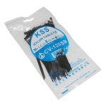 Colliers de serrage nylon 2, 5x120mm 1tek tools noir par 100