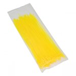 Colliers de serrage rilsan 2, 5x200mm jaune fluo