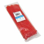 Collier de serrage rilsan 3, 6x250mm rouge (x100)