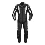 Combinaison 2 pièces cuir spidi sport warrior tour noir / blanc - 46 Combinaison 2 pièces cuir spidi sport warrior tour noir / blanc - 46