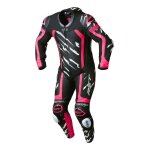 Combinaison cuir 1 pi�ce rst pro series evo airbag rose fluo - 40