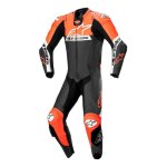 Combinaison cuir alpinestars missile v2 wars 1 pice black / red fluo / w