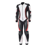 Combinaison cuir femme held ayana 3 noir / blanc / rouge standard - 36 Combinaison cuir femme held ayana 3 noir / blanc / rouge standard - 36