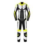 Combinaison piste femme spidi poison noir / jaune fluo - it - 38