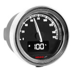 Compteur � 48 koso tnt - 05 160 km / h chrom� fond noir