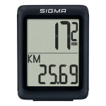 Compteur avec fil sigma bc 5. 0 wr noir