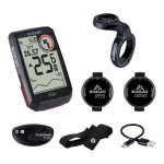 Compteur gps sigma rox 4. 0 noir ( + capteur vitesse - cadence - cardio)