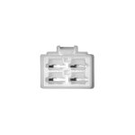 Connectique pour r�gulateur rectangulaire femelle - 4 cosses m�les m