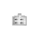 Connectique pour rgulateur rectangulaire femelle  languettes - 4 c