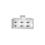 Connectique pour rgulateur rectangulaire femelle  languettes - 6 c