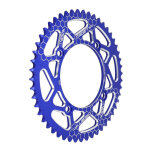 Couronne alu voca racing bleu 50 dents pas 420 beta 50 rr Couronne alu voca racing bleu 50 dents pas 420 beta 50 rr