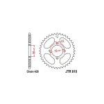 Couronne jt sprockets acier pas 428 42 dents - pour suzuki rg 125 86 - 9