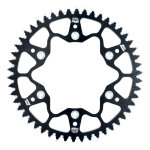 Couronne moto - master aluminium 7075 - t6 noir�pas 520 53 dents yamaha 1