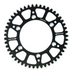 Couronne scar ultra - light anti - boue d52 / 520 en aluminium anodisé noir Couronne scar ultra - light anti - boue d52 / 520 en aluminium anodisé noir