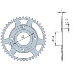Couronne tnt original mbk x - power / yamaha tzr 420 - 47 dents