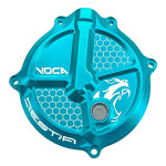 Couvercle de carter d embrayage voca racing cyan derbi euro 3 / 4