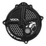 Couvercle de carter d embrayage voca racing noir derbi euro 3 / 4