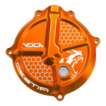 Couvercle de carter d embrayage voca racing orange derbi euro 3 / 4