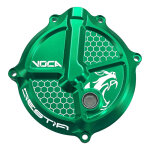 Couvercle de carter d embrayage voca racing vert derbi euro 3 / 4