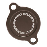 Couvercle de filtre � huile rfx pro en aluminium anodis� gris magn�