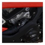 Couvre carter de pompe � eau r&g racing noir race serie bmw s 1000 rr