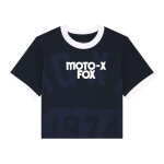 Crop top fox racing w circa 74 ringer midnight - l Crop top fox racing w circa 74 ringer midnight - l