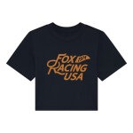 Crop top fox racing w fox usa baby midnight - s