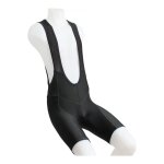 Cuissard court  bretelle coolmax noir - m