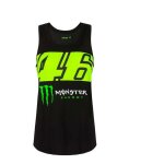 Dbardeur femme vr46 dual monster tank top noir / jaune fluo - l