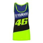 Dbardeur top femme vr46 racing yamaha bleu / noir / jaune - xs