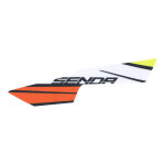 D�co - logo de plaque phare gauche 2h002177 pour derbi 50 senda x - treme