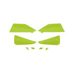 D�flecteurs additionnels prot�ge - mains barkbusters jaune fluo