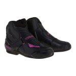 Demi - bottes femme alpinestars stella smx - 1 r noir / fushia - 36