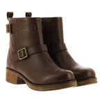 Demi - bottes femme overlap rock marron - 35