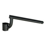 Demi guidon gauche b063317 pour moto - guzzi 750 v7 racer 14 -