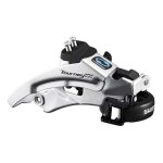 Drailleur avant vtt shimano altus 3x7 / 8v collier noir